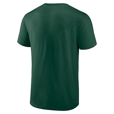 Men's Logo Athletic Green Athletics Official Logo T-Shirt