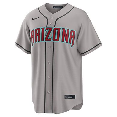 Men's Nike Corbin Carroll Gray Arizona Diamondbacks Road Replica Jersey