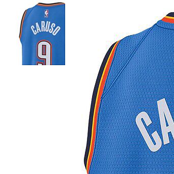 Unisex Nike Alex Caruso Blue Oklahoma City Thunder Swingman Jersey - Icon Edition