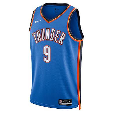 Unisex Nike Alex Caruso Blue Oklahoma City Thunder Swingman Jersey - Icon Edition