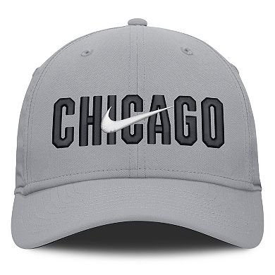 Men's Nike Gray Chicago White Sox Primetime Dri-FIT Rise Bozz Flex Hat