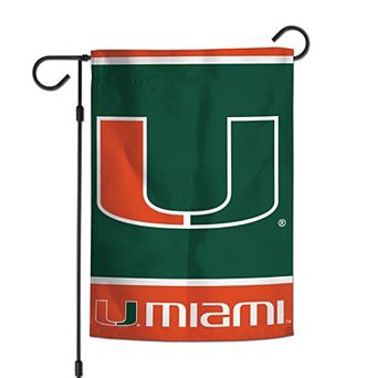 WinCraft Miami Hurricanes 12'' x 18'' Favorite Team Garden Flag