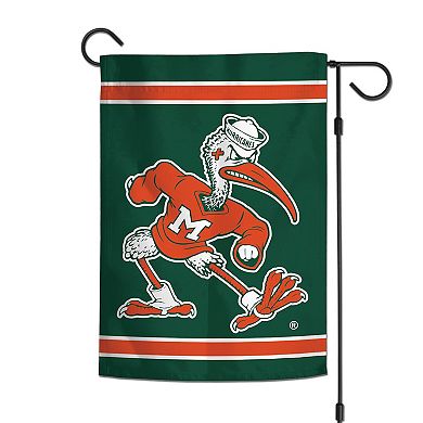 WinCraft Miami Hurricanes 12'' x 18'' Favorite Team Garden Flag