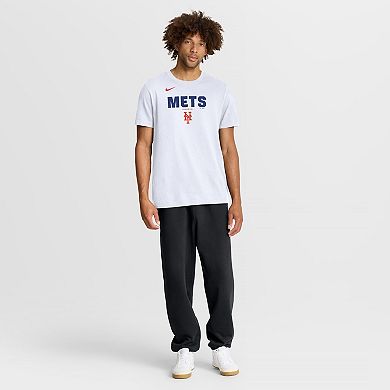 Men's Nike White New York Mets Bold Team Name T-Shirt