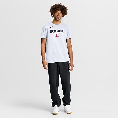 Men's Nike White Boston Red Sox Bold Team Name T-Shirt