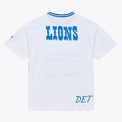 Men's Mitchell & Ness White Detroit Lions Arctic T-Shirt