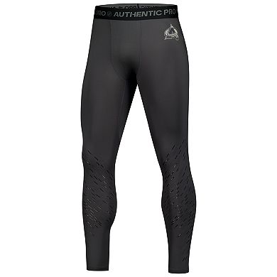 Men's Fanatics Charcoal Colorado Avalanche Authentic Pro Rink Baselayer Pants