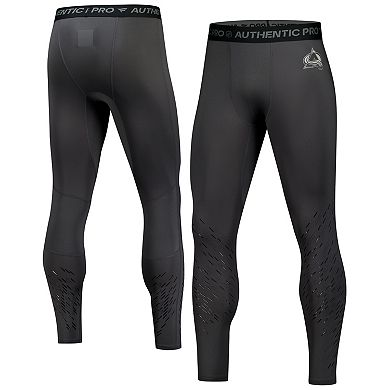 Men's Fanatics Charcoal Colorado Avalanche Authentic Pro Rink Baselayer Pants