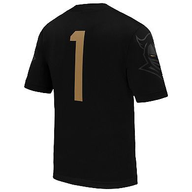 Men's Nike #1 Black UCF Knights Alternate Game Football Jersey
