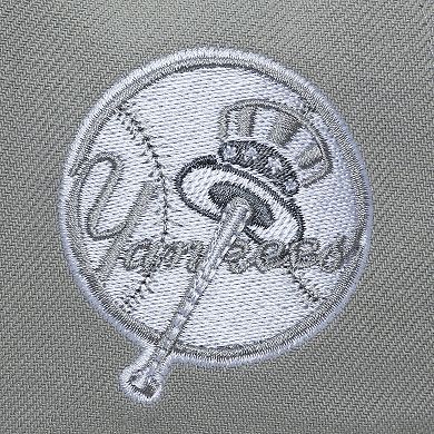 Men's Mitchell & Ness Gray New York Yankees Thunderstorm Head Coach Pro-Crown Adjustable Hat