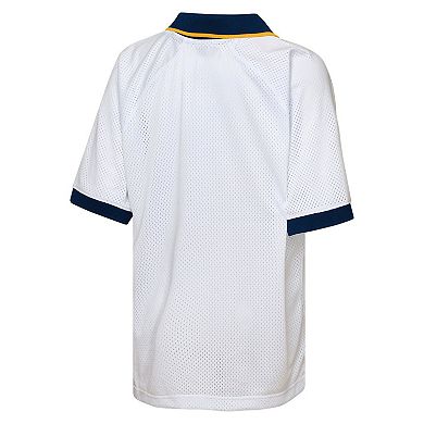 Youth Outerstuff White LA Galaxy Mesh Raglan T-Shirt