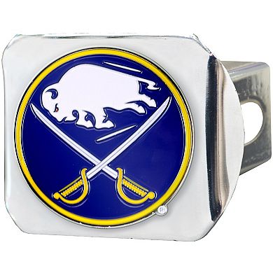Logo Brands Buffalo Sabres Color on Chrome Hitch Cover