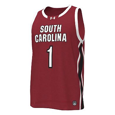 Women's Under Armour Garnet South Carolina Gamecocks #1 Replica Basketball Jersey