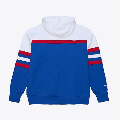 Men's Royal Mitchell & Ness Buffalo Bills Head Coach Hoodie
