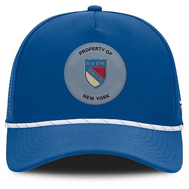 Men's Fanatics Blue New York Rangers Centennial Authentic Pro Pinched Front Adjustable Hat