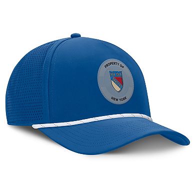 Men's Fanatics Blue New York Rangers Centennial Authentic Pro Pinched Front Adjustable Hat