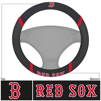 Logo Brands Boston Red Sox Steering Wheel Cover