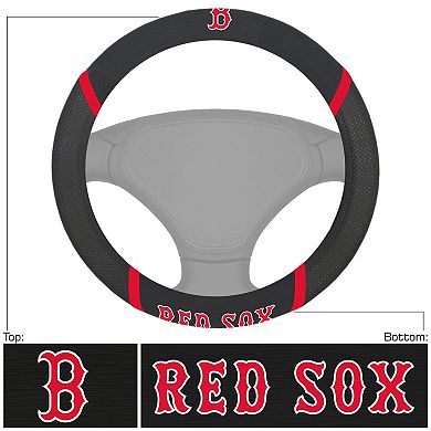 Logo Brands Boston Red Sox Steering Wheel Cover