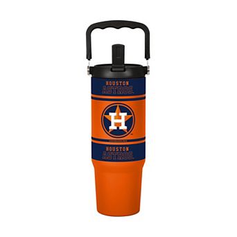 Logo Brands Houston Astros 30oz. Colorblock 2.0 Top Handle Tumbler