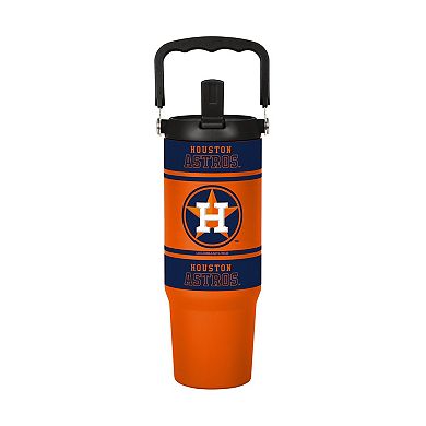 Logo Brands Houston Astros 30oz. Colorblock 2.0 Top Handle Tumbler