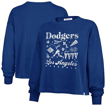 Women's '47 Royal Los Angeles Dodgers Team Collage Sydney Long Sleeve T-Shirt