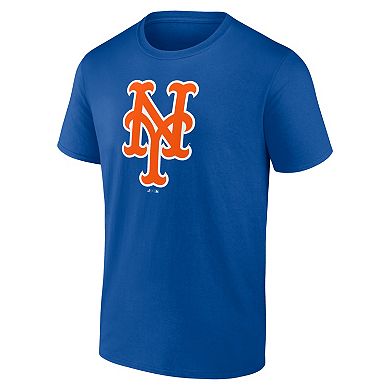 Men's Logo Athletic Royal New York Mets Official Logo T-Shirt