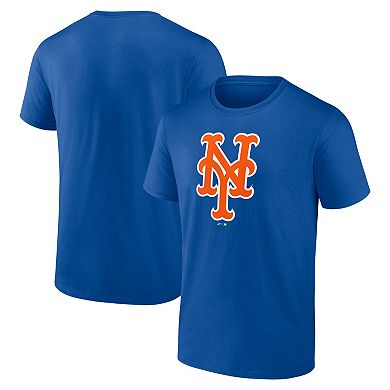 Men's Logo Athletic Royal New York Mets Official Logo T-Shirt