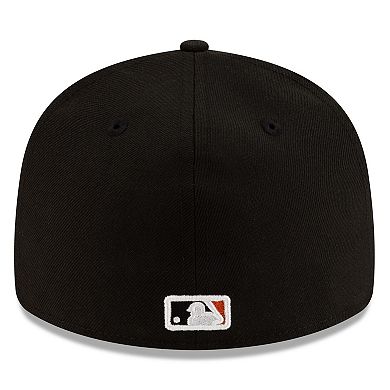 Men's New Era Black/Orange Baltimore Orioles Authentic Collection Low Profile 59FIFTY Fitted Hat
