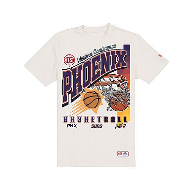 Men's New Era Cream Phoenix Suns Oversized City Edition Remix Vintage T-Shirt