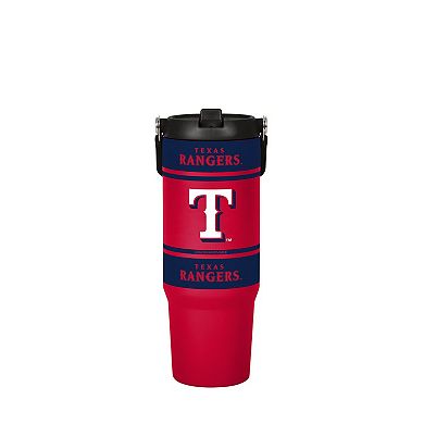 Logo Brands Texas Rangers 30oz. Colorblock 2.0 Top Handle Tumbler