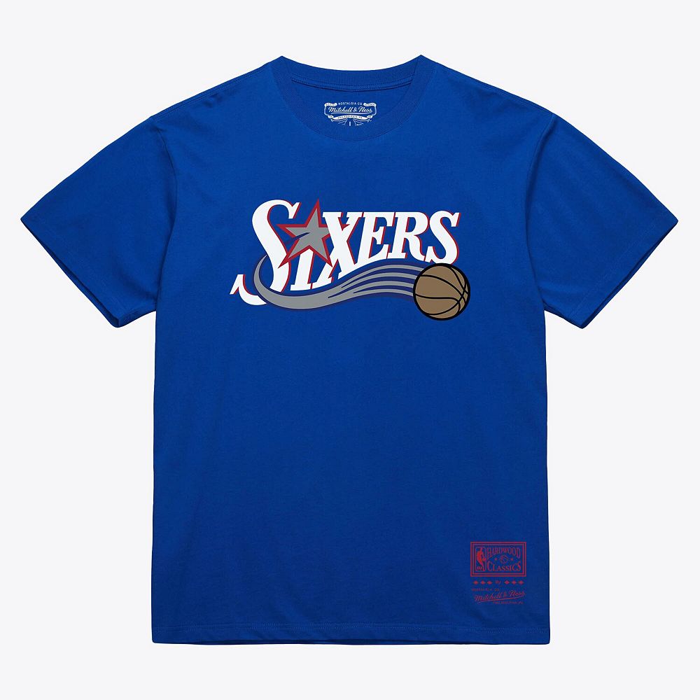 Unisex Mitchell & Ness Royal Philadelphia 76ers Hardwood Classics