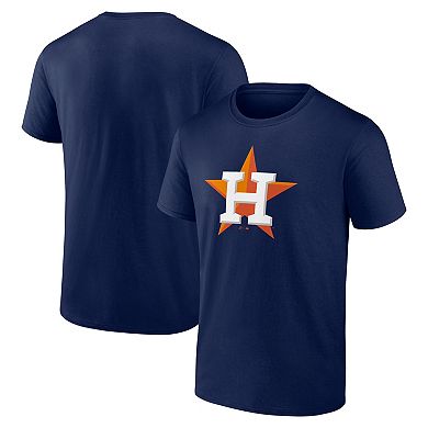 Men's Logo Athletic Navy Houston Astros Official Logo T-Shirt