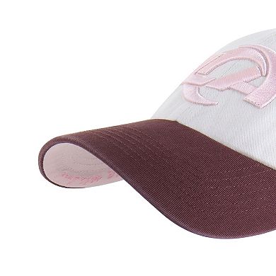 Unisex '47 Stone/Burgundy Los Angeles Rams Love Letter Clean Up Adjustable Hat