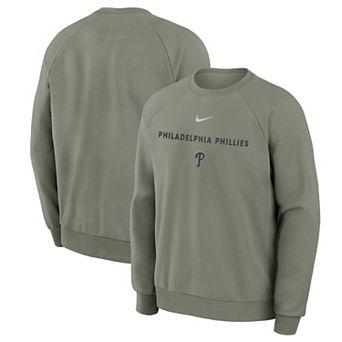 Men's Nike Green Philadelphia Phillies Statement Primary Raglan Dri-FIT Sweatshirt