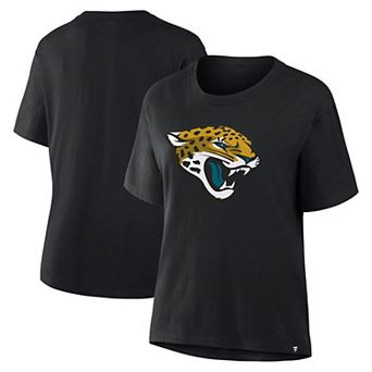 Women's Fanatics Black Jacksonville Jaguars Essential Legacy T-Shirt