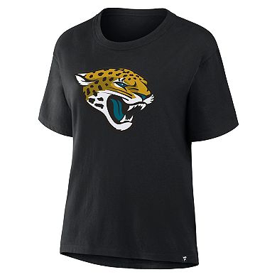 Women's Fanatics Black Jacksonville Jaguars Essential Legacy T-Shirt