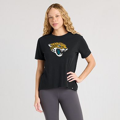 Women's Fanatics Black Jacksonville Jaguars Essential Legacy T-Shirt