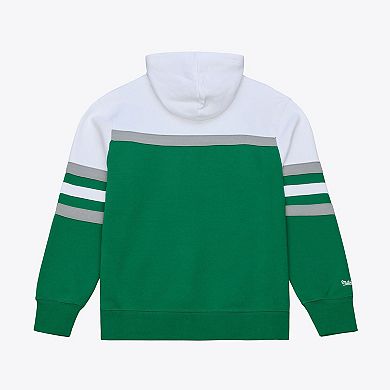 Men's Kelly Green Mitchell & Ness Philadelphia Eagles Head Coach Hoodie