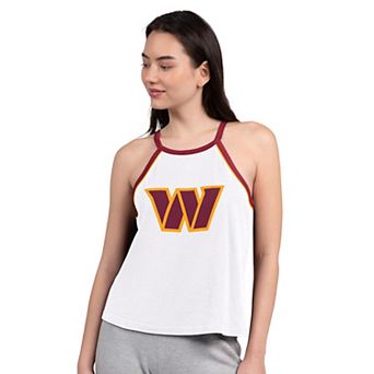 Women's G-III 4Her by Carl Banks White Washington Commanders Redemption Win Tank Top