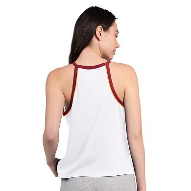 Women's G-III 4Her by Carl Banks White Washington Commanders Redemption Win Slub Tank Top