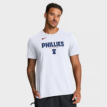 Men's Nike White Philadelphia Phillies Bold Team Name T-Shirt