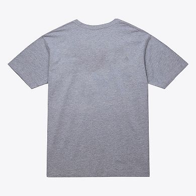 Unisex Mitchell & Ness Heather Gray Golden State Warriors Hardwood Classics Arch T-Shirt