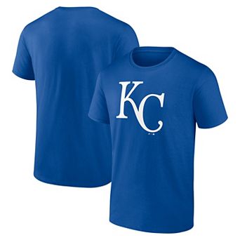 Men's Logo Athletic Royal Kansas City Royals Official Logo T-Shirt