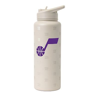 Logo Brands Utah Jazz 34oz. Sand Ghost Quencher Bottle