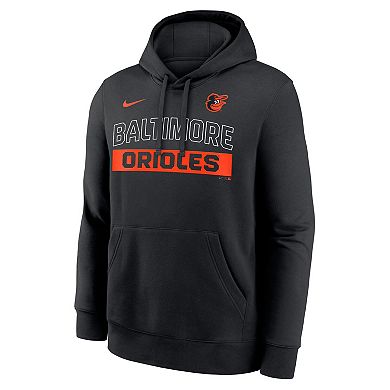 Men's Nike Black Baltimore Orioles Primetime Club Hoodie