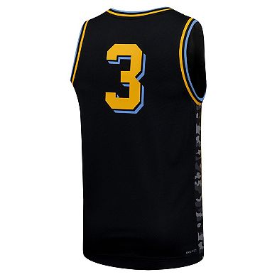 Men's Nike #3 Black Marquette Golden Eagles Replica Basketball Jersey