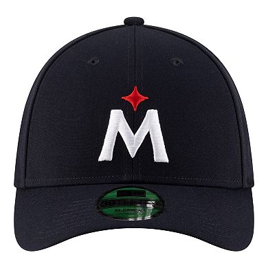 Men's New Era Navy Minnesota Twins Player Replica 39THIRTY M-Crown Flex Hat