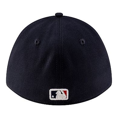 Men's New Era Navy Minnesota Twins Player Replica 39THIRTY M-Crown Flex Hat