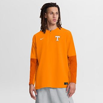 Men's Nike Tennessee Orange Tennessee Volunteers Dugout Dri-FIT Quarter-Zip Long Sleeve Windshirt