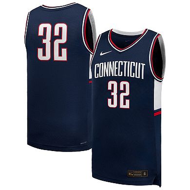 Men's Nike #32 Navy UConn Huskies Retro Replica Jersey